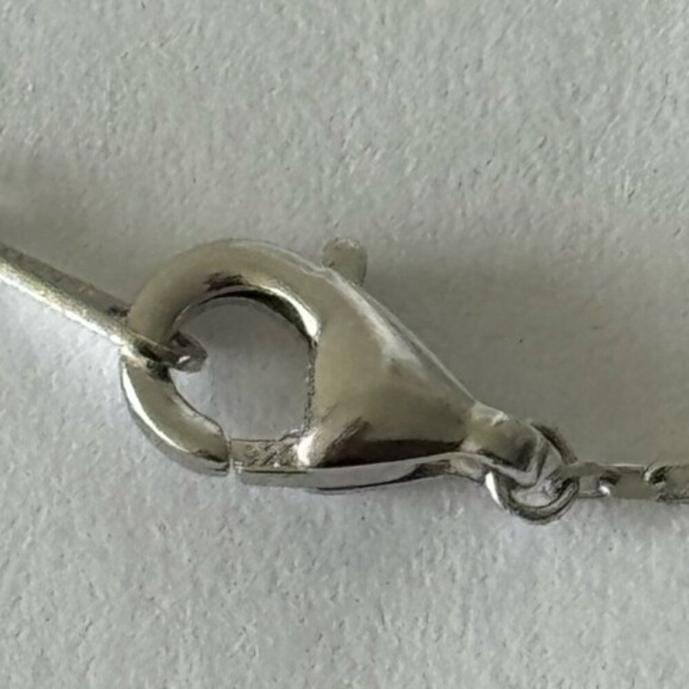 Rachel Zoe Sterling Silver 925 Necklace W 3 Mother Of Pearl Clovers - Picture 10 of 16